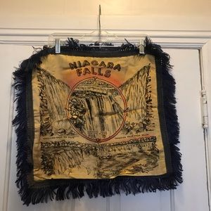 Vintage Niagara Falls Souvenir Pillowcase